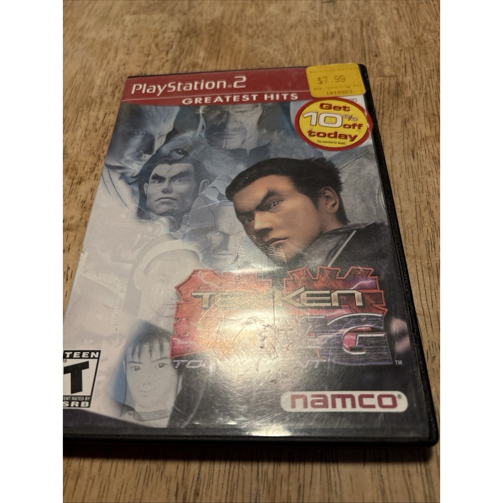 Tekken Tag Tournament-PS2-CIB w/ Reg Card-Greatest Hits-TESTED & WORKING